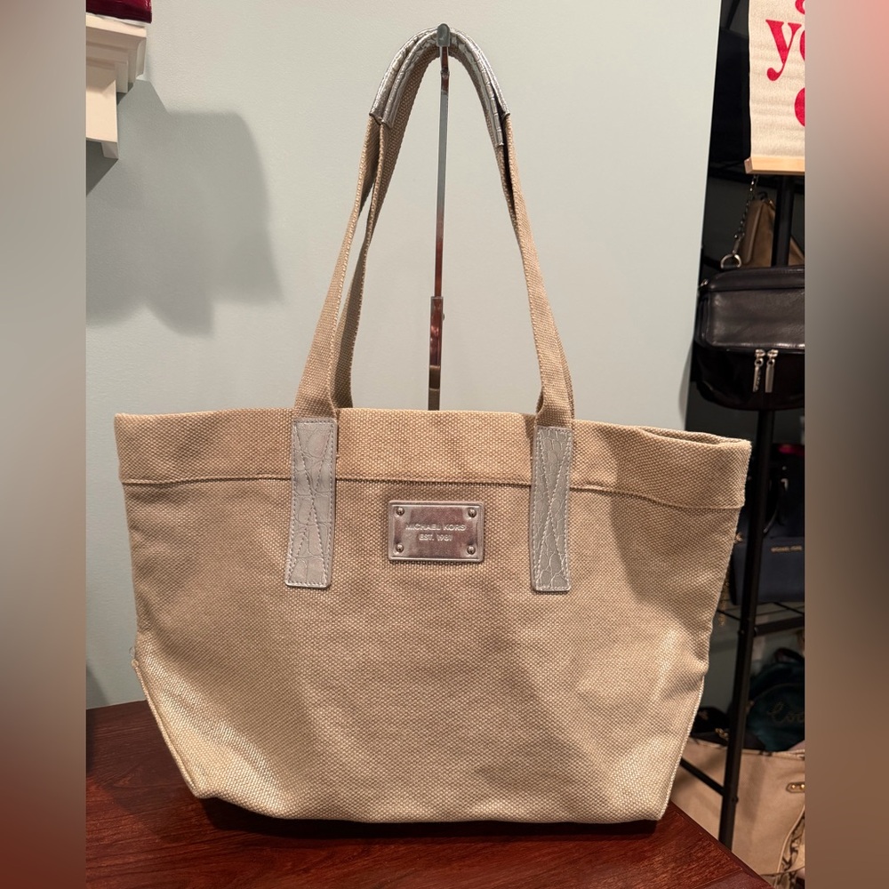 Michael Kors Canvas shopper  Tote NWOT